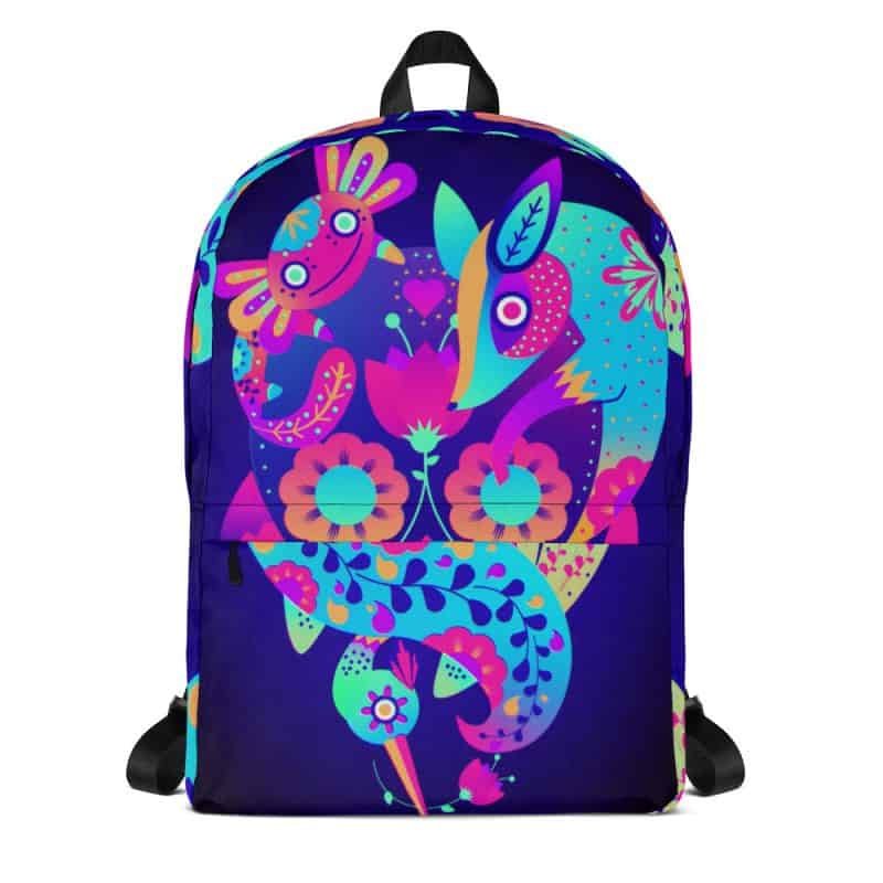 school or travel Backpack, latinx heritage mexican design